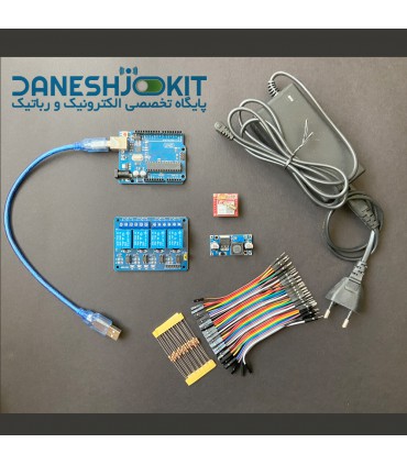 کیت کنترل وسایل برقی با تماس تلفنی DTMF ماژول Sim800 - دانشجو کیت