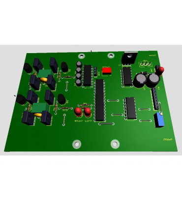 پکیج آموزشی سورس  و pcb ربات تعقیب خط - دانشجو کیت