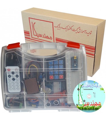 استارتر کیت آردوینو نانو مدل Arduino+18  مهندسیکا - دانشجو کیت