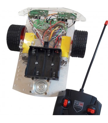 کیت ربات کنترل از راه دور بیسیم دو چرخ مدل ۲W-Robot مهندسیکا