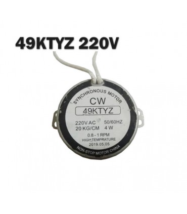 موتور گیربکس دار 1 دور 49KTYZ  ولتاژ 220V - دانشجو کیت