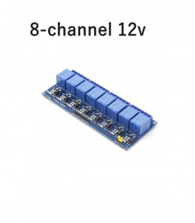 ماژول رله 12 ولت 8 کاناله Songle با اپتوکوپلر Low Level Trigger