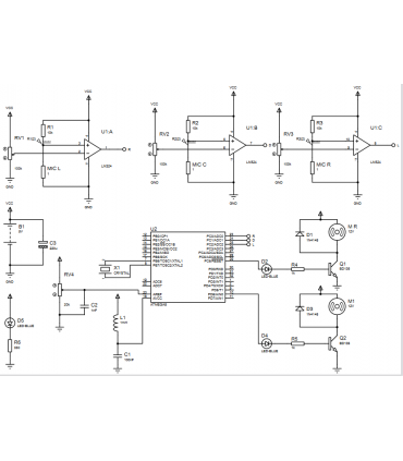 پروژه آموزشی ساخت ربات تعقیب صوت AVR