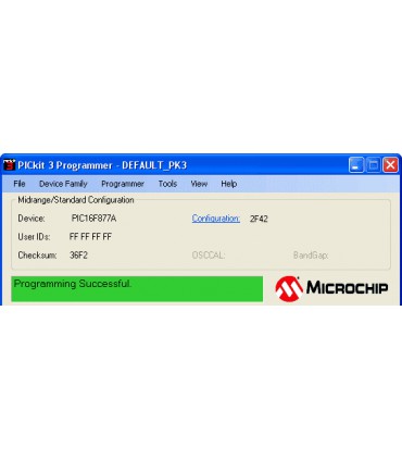 پروگرامر و خطایاب USB میکروکنترلرهای PIC مدل PICKIT3 نوآوران NUP128 - دانشجو کیت