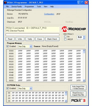 پروگرامر و خطایاب USB میکروکنترلرهای PIC مدل PICKIT3 نوآوران NUP128 - دانشجو کیت