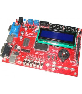 برد آموزشی FPGA های XC3S500EPQ208 - XILINX (سری Spartan3E) مدل NSK114  نسخه 2 نوآوران - دانشجو کیت