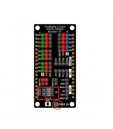 شیلد توسعه برد ESP32 Firebeetle ساخت DFRobot مناسب IoT - دانشجو کیت