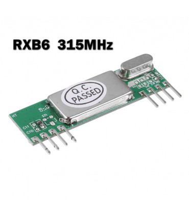 ماژول گیرنده RXB6 فرکانس 315MHz رادیویی ASK - دانشجو کیت