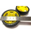 چرخ رباتیک TT Motor زرد