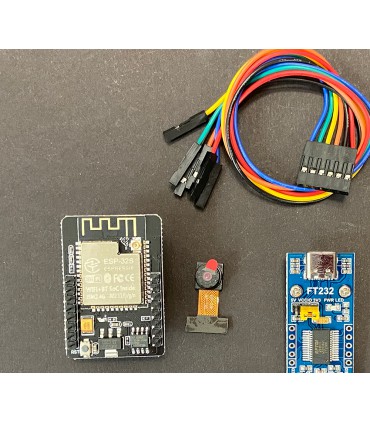 کیت دوربین ESP32 با پروگرامر FT232RL برند Waveshare - دانشجو کیت