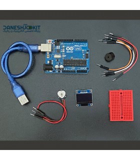 کیت ضربان قلب نمایش پالس خطی بر پایه آردوینو Arduino - دانشجو کیت