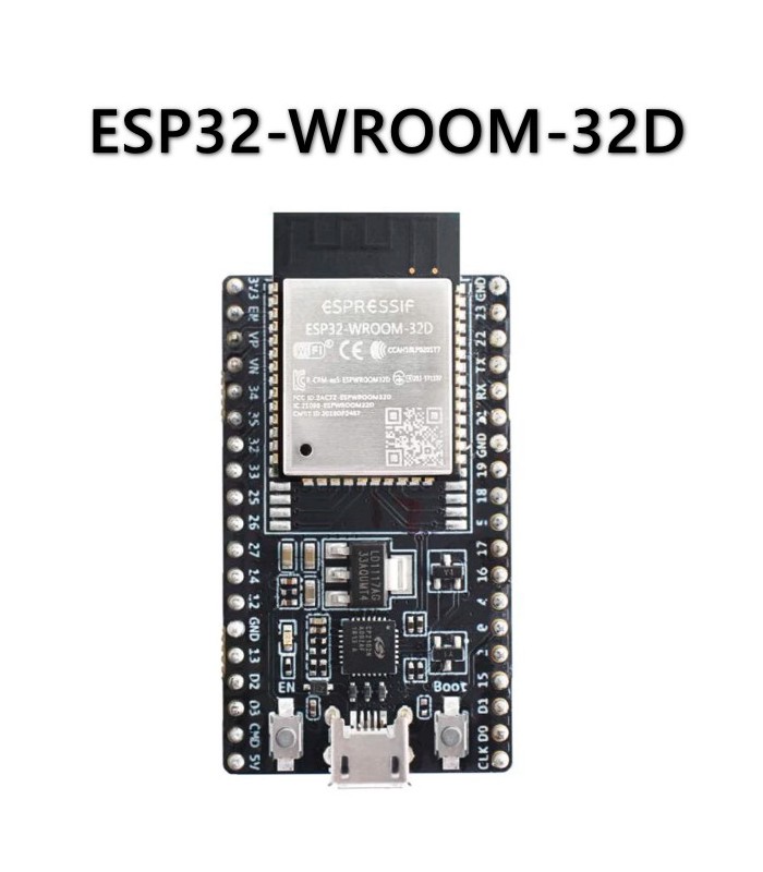 ماژول وای فای بلوتوث ESP-WROOM-32D ورژن ESP32_Devkitc_V4