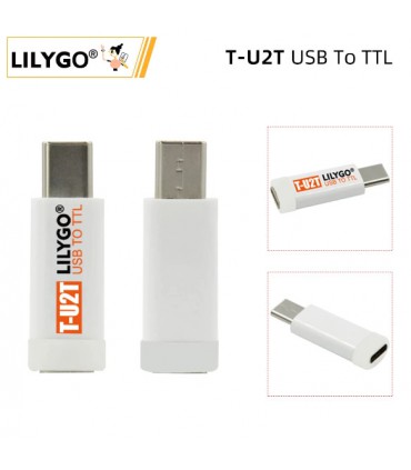 مبدل  USB to TLL مدل T-U2T LILYGO مناسب ESP32 TYPE C