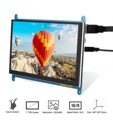 نمایشگر ال سی دی 7 اینچ مناسب رزبری پای 7inch LCD Display-C 1024X600 Pixel