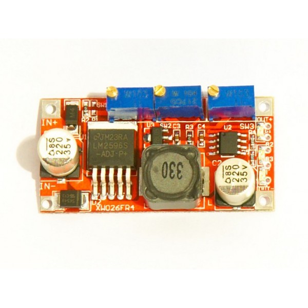 ماژول تغذیه LM2596 با قابلیت تنظیم جریان 5A | دانشجو کیت