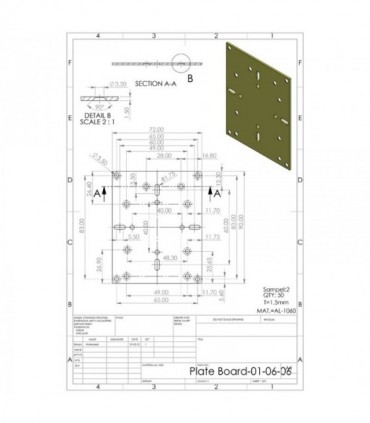 باکس ضد آب IP66 با درپوش معمولی مخصوص بردهای پرومیک IP66 Solid Cover Box for Promake kits easyiot - دانشجو کیت