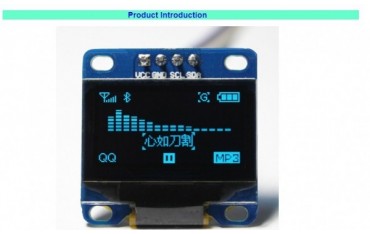 ماژول OLED سفید  SPI | دانشجو کیت