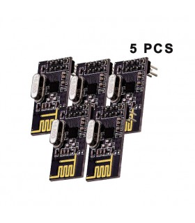 بسته 5 عددی ماژول NRF24L01 بدون آنتن - دانشجو کیت