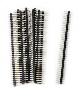 بسته 10 عددی  پین هدر 1*40 نری صاف 2.54mm - دانشجو کیت