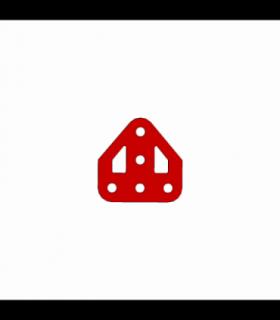 سازه رباتیک صفحه 5 ضلعی فلزی ربوتکس - دانشجو کیت