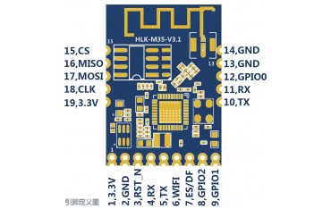 ماژول وای فای به سریال HLK-M35 | دانشجو کیت