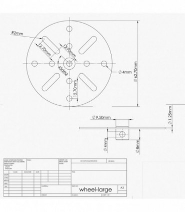 سازه پولی XL ابعاد 10x63mm ربوتکس - دانشجو کیت