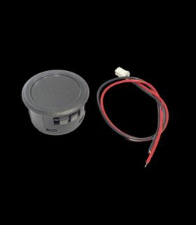 ولت متر گرد پنلی DC دو سیمه 5 تا 100 ولت - دانشجو کیت