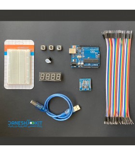کیت آردوینو ساخت آلارم ساعت ALARM CLOCK با قابلیت تنظیم ساعت و دقیقه - دانشجو کیت