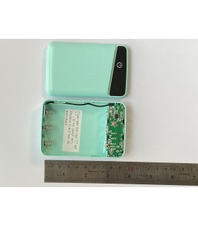 قاب پاوربانک 3 کاناله دارای نمایشگر و جاباتری 3 تایی