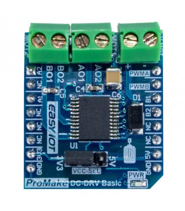 ماژول درایور GPIO موتور DC پرومیک ProMake GPIO DC Motor Driver - دانشجو کیت