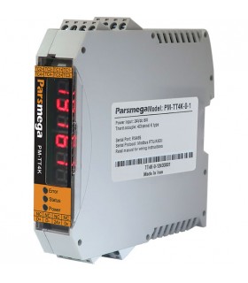 ترانسمیتر دما 4 کانال با نمایشگر (ترموکوپل) PM-TT4K پارس مگا - دانشجو کیت