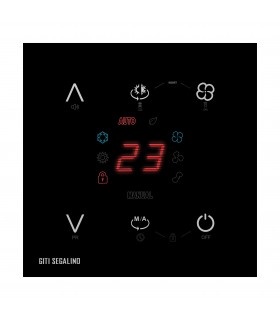 ترموستات داکت اسپیلت هوشمند شینا پلاس رنگ مشکی - دانشجو کیت