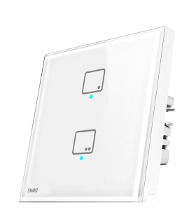 کلید لمسی دو پل شینا اقتصادی رنگ سفید - دانشجو کیت