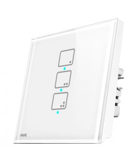 کلید لمسی سه پل شینا اقتصادی رنگ سفید - دانشجو کیت