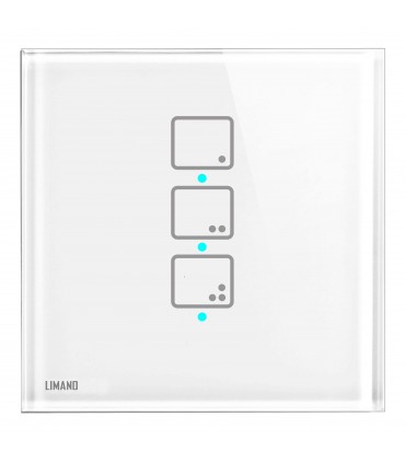 کلید لمسی سه پل شینا اقتصادی رنگ سفید - دانشجو کیت