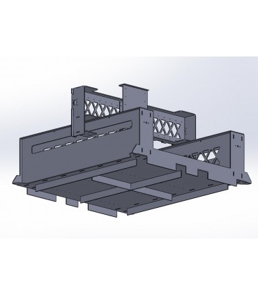 دستگاه فرز CNC سی ان سی دروازه ای 100x70x30cm با درایور Wifi - آرین متال - دانشجو کیت
