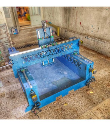 دستگاه فرز CNC سی ان سی دروازه ای 100x70x30cm با درایور Wifi - آرین متال - دانشجو کیت