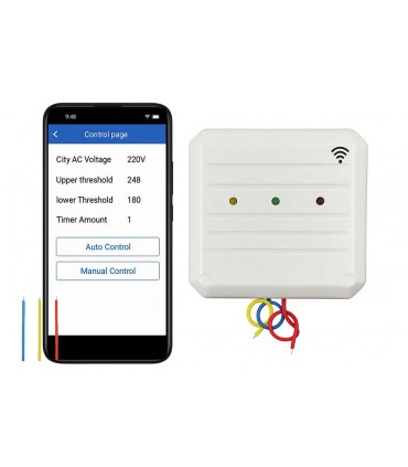 محافظ برق هوشمند WiFi با مانیتور لحظه‌ای ولتاژ و کنترل قطع/وصل - دانشجو کیت