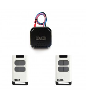 بسته گیرنده تک رله اقتصادی 220 ولت به همراه 2 عدد ریموت هما - دانشجو کیت