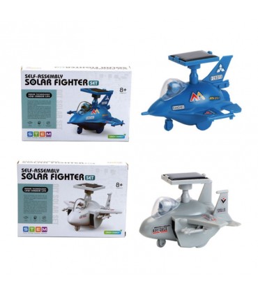 کیت هواپیمای جنگنده متحرک با پنل خورشیدی Solar Fighter set - دانشجو کیت