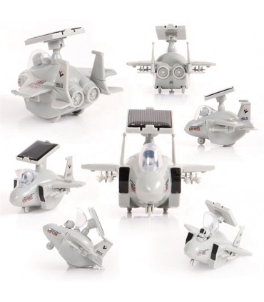 کیت هواپیمای جنگنده متحرک با پنل خورشیدی Solar Fighter set - دانشجو کیت
