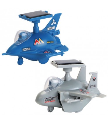 کیت هواپیمای جنگنده متحرک با پنل خورشیدی Solar Fighter set - دانشجو کیت