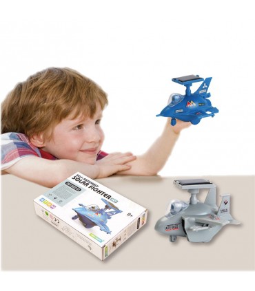 کیت هواپیمای جنگنده متحرک با پنل خورشیدی Solar Fighter set - دانشجو کیت