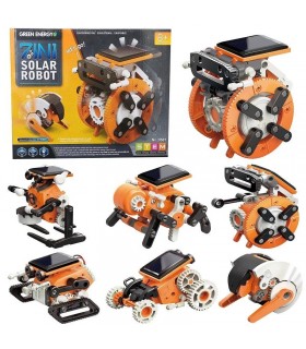 کیت 7 در 1 ربات خورشیدی متحرک 7in 1 Solar Robot - دانشجو کیت