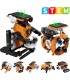 کیت 7 در 1 ربات خورشیدی متحرک 7in 1 Solar Robot - دانشجو کیت