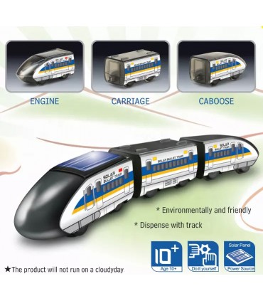 کیت آموزشی قطار خورشیدی سریع السیر Solar Bullet Train Educational DIY - دانشجو کیت
