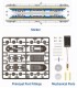 کیت آموزشی قطار خورشیدی سریع السیر Solar Bullet Train Educational DIY - دانشجو کیت