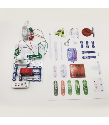 کیت 31 مدار الکترونیکی همراه با ژنراتور دستی HAND CRANK GENERATOR - دانشجو کیت