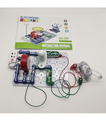 کیت 31 مدار الکترونیکی همراه با ژنراتور دستی HAND CRANK GENERATOR - دانشجو کیت