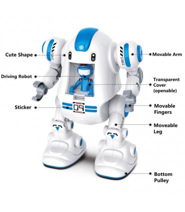 کیت آموزشی ساخت ربات حرکتی بامزه DIY Cute Robot - دانشجو کیت